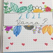 Mi Proyecto del curso:  Bullet journal creativo: planificación y creatividad  Ein Projekt aus dem Bereich Traditionelle Illustration, Lettering, Zeichnung, H und Lettering von Danna Paredes - 19.07.2021