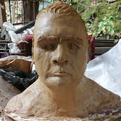 Busto de mi padre, la primera escultura que hago . Un projet de Beaux Arts , et Sculpture de Sebastián Camilo Leal Daza - 21.07.2021