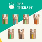 Tea Therapy project in Digital Art Direction course. Un progetto di UX / UI, Design dell’informazione, Marketing e Web design di Brahim Guedich - 20.07.2021