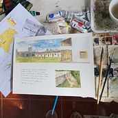 Meu projeto do curso: Introdução à ilustração infantil. Traditional illustration, Fine Arts, Painting, Pencil Drawing, Drawing, Watercolor Painting, Children's Illustration, and Narrative project by Luciano De Araújo Silva - 07.21.2021