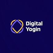 My project in Art Direction for Creative Visual Branding course- Digital Yogin Rebranding. Un projet de Direction artistique, Br, ing et identité , et Design graphique de Kushanthi Hasinika - 17.07.2021