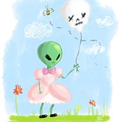 Creaciones en Paint Tool Sai. Traditional illustration, Manga, and Digital Drawing project by Alondra Gxl - 07.21.2021