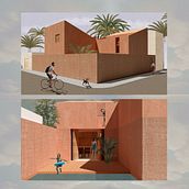 Mi Proyecto del curso: Representación gráfica de proyectos arquitectónicos. Architecture, Graphic Design, Interior Architecture, Interior Design, L, scape Architecture, Collage, Digital Architecture, and Architectural Illustration project by Marisol Giles Navarro - 07.21.2021