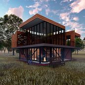 Proyecto Final: Casa DOM por Olger Sepúlveda. 3D, Architecture, Interior Architecture, 3D Modeling, Digital Architecture, ArchVIZ, Design, and Photograph project by Olger Sepúlveda - 02.19.2023