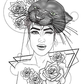 Mi Proyecto del curso: Diseño e ilustración digital de tatuajes.. Traditional illustration, Graphic Design, Digital Illustration, Tattoo Design, and Digital Drawing project by Lizeth Morales - 07.22.2021