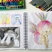 Creative Drawing Techniques for Beginners - Puño. Design, Traditional illustration, Pencil Drawing, and Drawing project by Morgan Dugdale - 07.22.2021