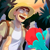 Mi Proyecto del curso: Teoría del color: cómo aplicarla a tus imágenes. Een project van Digitale illustratie,  Concept art,  Digitaal schilderij y Kleurentheorie van Rodrigo Fernández González - 22.07.2021