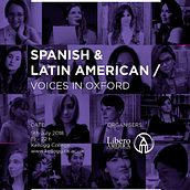 Spanish and Latin American Voices in Oxford. Projekt z dziedziny Design, Trad, c, jna ilustracja,  Reklama, Fotografia, Kino, film i telewizja,  Manager art, st, czn, Br, ing i ident, fikacja wizualna, Doradztwo kreat, wne, Zarządzanie projektowaniem, Grafika ed, torska, Edukacja, W, darzenia, Projektowanie graficzne, Projektowanie informacji, Projektowanie interakt, wne, Kreat, wność,  Projektowanie plakatów, Ilustracja c, frowa i  Introligatorstwo użytkownika Florencia Saltamartini - 22.07.2021