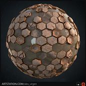Calzada de gigantes orientada a ser un suelo Tileable. Un progetto di 3D, Modellazione 3D e Videogiochi di Alex Virgen - 21.07.2021