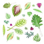 Mi Proyecto del curso: Motivos para repetir . Traditional illustration, Pattern Design, Watercolor Painting, and Printing project by Estefania Visentin - 07.22.2021