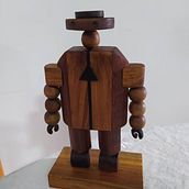Meu projeto do curso: Marcenaria lúdica: crie toy arts de madeira. Sculpture, Art To, s, and Woodworking project by Roberto Dias Ribeiro - 07.22.2021