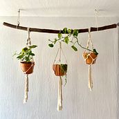 Wabi Sabi. Macramé, Fiber Arts, and Decoration project by Mónica Hernández - 07.22.2021