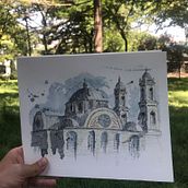 çay kahve ve süt kıvamı . % harun bircan çat tarafından hazırlanan Geleneksel illüstras, on, Eskiz çizimi, Çizim, Sulubo, a Resim, Mimari İllüstras, on, Ve Eskiz defteri projesi - 07.22.2021