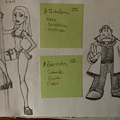 Mi Proyecto del curso: Introducción a la creación de personajes estilo cartoon. Traditional illustration, Character Design, and Drawing project by santdraconeofsparda - 07.23.2021