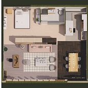 Room Rose. Architecture project by Sharon Gorbeña Castillo - 07.19.2021