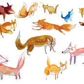 Mon projet du cours : Techniques d’illustration pour débloquer votre créativité. Traditional illustration, Fine Arts, Painting, Creativit, Creating with Kids, Sketchbook, and Design project by Catherine Catherine Wilkin - 07.23.2021