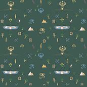 My project in Vector Pattern Illustration for Beginners course. Un proyecto de Diseño, Ilustración tradicional, Pattern Design y Estampación de Shaymaa Abdel Hamid - 23.07.2021