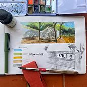 Mi Proyecto del curso: Cuaderno de viaje en acuarela . % José Miguel Morales Gómez tarafından hazırlanan Geleneksel illüstras, on, Sulubo, a Resim, Mimari İllüstras, on, Ve Eskiz defteri projesi - 07.23.2021