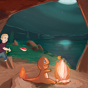Catch them all. Traditional illustration, Digital Illustration, Digital Painting, and Concept Art project by Aitor Moncho Tudanca - 07.19.2021