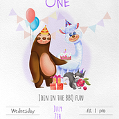 Invitation card. Un progetto di Illustrazione tradizionale e Design di NEHA CHAVAN - 27.06.2021