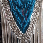 Mi Proyecto del curso: Introducción al tapiz de macramé. Un progetto di Design di accessori, Artigianato, Fiber Art e Macramè di marjorieolate6 - 21.07.2021