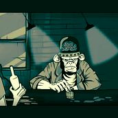 Mi Proyecto del curso: FREAK MONKEY. Motion Graphics, Film, Video, TV, Animation, Character Design, Photograph, Post-production, Video, 2D Animation, Stor, board, and Traditional illustration project by Camilo Cuellar Torres - 07.08.2021