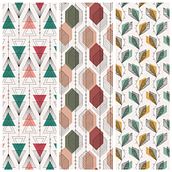 Diseño de patrones. Pattern Design, Vector Illustration, Digital Illustration, Bookbinding, Instagram, Digital Drawing, and Editorial Illustration project by Yocelin Zacarías - 07.23.2021