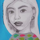 Mi Proyecto del curso: Retrato con lápiz, técnicas de color y Photoshop. Ilustração tradicional, Artes plásticas, Desenho a lápis, Desenho, Ilustração digital, e Desenho de retrato projeto de Elena Caravaca Sánchez - 21.07.2021