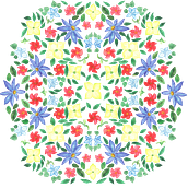 My project in Vibrant Floral Patterns with Watercolors course. Traditional illustration, Pattern Design, Watercolor Painting, and Botanical Illustration project by variation - 07.22.2021