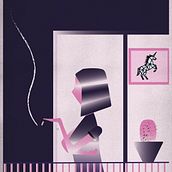 Mi Proyecto del curso: Ilustración digital estilo art déco. Un progetto di Illustrazione tradizionale, Belle arti, Design di poster  e Illustrazione digitale di Cristhian Bernal - 24.07.2021