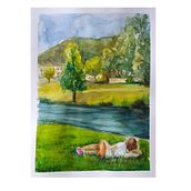 Il mio progetto del corso: Paesaggi naturali ad acquerello. Watercolor Painting project by iorama - 07.24.2021