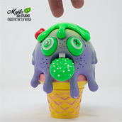 Wanna an icecream? . 3D, Character Design, To, Design, Creativit, 3D Modeling, 3D Character Design, Art To, and s project by carlos_delarosac - 07.24.2021