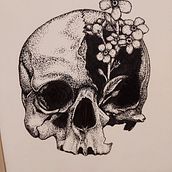 My project in Blackwork Tattoo Design course. Un proyecto de Ilustración tradicional, Ilustración digital y Diseño de tatuajes de Ingibjörg Richardson - 19.07.2021
