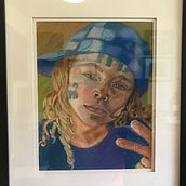 My project in Realistic Chalk Pastel Portraits course. Un projet de Illustration traditionnelle, Beaux Arts, Dessin, Dessin de portrait , et Dessin réaliste de Phyllis Anne Taylor - 02.08.2021