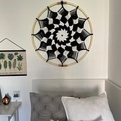 Mi Proyecto del curso: Técnicas de macramé circular. Un proyecto de Artesanía, Decoración de interiores, Tejido y Macramé de Alejandra Maldonado Rincón - 25.07.2021