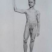 My project in Realistic Human Figure Drawing course. Un progetto di Illustrazione tradizionale, Belle arti, Bozzetti, Disegno a matita, Disegno, Disegno realistico e Disegno anatomico di Krisztina Hepp - 25.07.2021