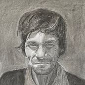 Retratos al carboncillo. Traditional illustration, Fine Arts, Drawing, Portrait Drawing, and Realistic Drawing project by Luis Antonio Grande López - 07.25.2021