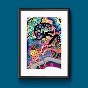 My project in Flat Illustration with Photoshop course. Un progetto di Illustrazione tradizionale, Illustrazione digitale, Pittura digitale, Design editoriale, Belle arti, Pittura, Pattern design, Illustrazione vettoriale e Stampa di bmenekse011 - 24.07.2021