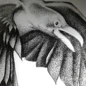 Naturaleza en puntillismo (Primeros planos). Een project van  Tatoeageontwerp, Pixel art y Realistische tekening van Kenny Ramada Ramirez - 26.07.2021