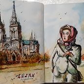 sketching artístico en acuarela: atrévete a expresar tus ideas . Un projet de Illustration traditionnelle de Maximiliano Di Giácomo - 26.07.2021