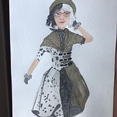 Mi Proyecto del curso: Ilustración y caracterización de personajes con acuarela. Un proyecto de Ilustración tradicional, Diseño de personajes, Pintura y Pintura a la acuarela de Ines Martin Navarro - 15.08.2021