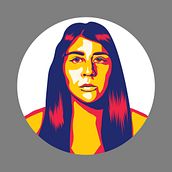 Self portrait - Illustrator. Ilustração tradicional projeto de Nicole Bensoni - 26.07.2021