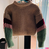 Mi Proyecto del curso: Crochet: crea prendas con una sola aguja. Un projet de St, lisme, Art textile, DIY , et Crochet de Karina Valeria Riofrio Cabrera - 26.07.2021