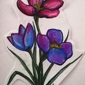 Aquarell Blume. Painting project by Kami Chan - 05.19.2021