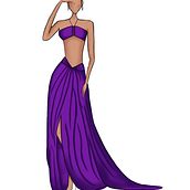 Ilustración de Bocetos de Moda con Procreate. Traditional illustration, Sketching, Fashion Design, and Digital Drawing project by Akari Takasima Alvarez - 07.26.2021