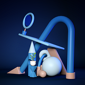 Mi Proyecto del curso: Introducción exprés al 3D: de cero a render con Cinema 4D. 3D, and 3D Design project by Alexander Wittmann - 07.22.2021