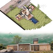 Mi Proyecto del curso: Ilustración digital de proyectos arquitectónicos. Een project van Architectuur, L, scaping, Digitale illustratie, Digitale architectuur y  Architecturale illustratie van Diego Corimaita Miranda - 19.08.2020