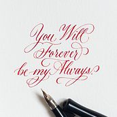 Mi Proyecto del curso: Caligrafía inglesa de la A a la Z. Een project van Kalligrafie van Sofi Castillo - 26.07.2021