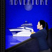 My project in Art Deco Style for Digital Illustration course. Un progetto di Illustrazione tradizionale, Belle arti, Design di poster  e Illustrazione digitale di rmchoiceii - 24.07.2021