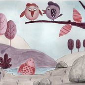 Mi Proyecto del curso: Ilustración narrativa infantil con técnicas mixtas. Traditional illustration, Collage, Pencil Drawing, Children's Illustration, Narrative, and Gouache Painting project by Sandra Ruiz Esteban - 07.27.2021